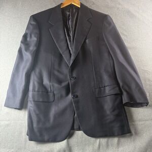 Brioni Dark Blue Cashmere/Silk  Blend Blazer Size 40 US